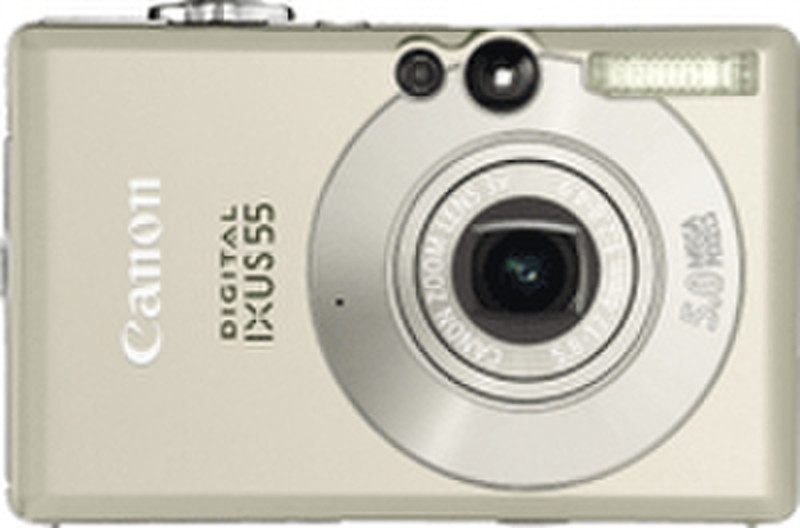 Canon Digital IXUS 55 Kompaktkamera 5MP 1/2.5Zoll CCD 2592 x 1944Pixel Silber