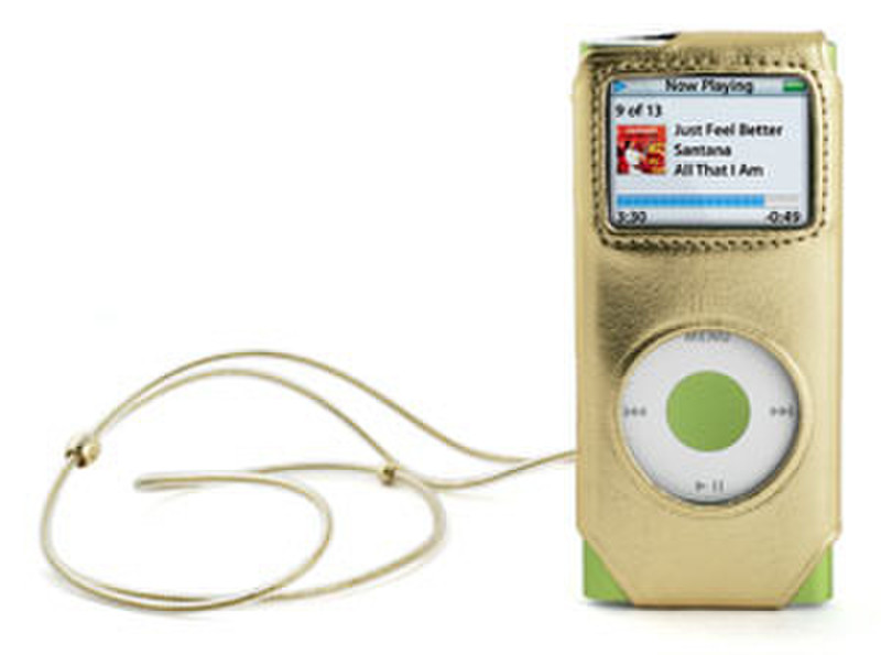 Qtrek HCNANO2GGOLD Gold MP3/MP4 player case
