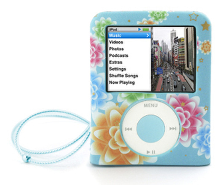 Qtrek LOTUSNANO3GBLUE Blue,Multicolour MP3/MP4 player case
