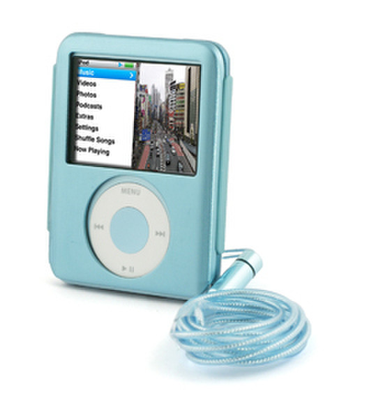Qtrek METALU3GBLEU Blue MP3/MP4 player case