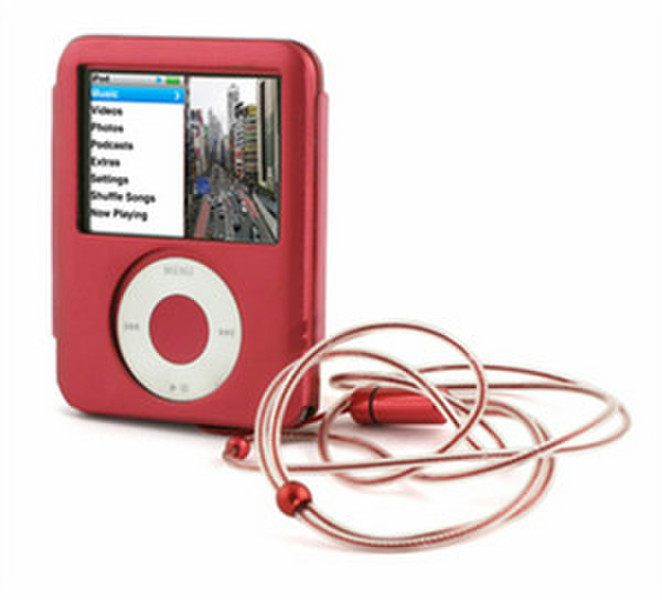 Qtrek METALU3GRED Red MP3/MP4 player case