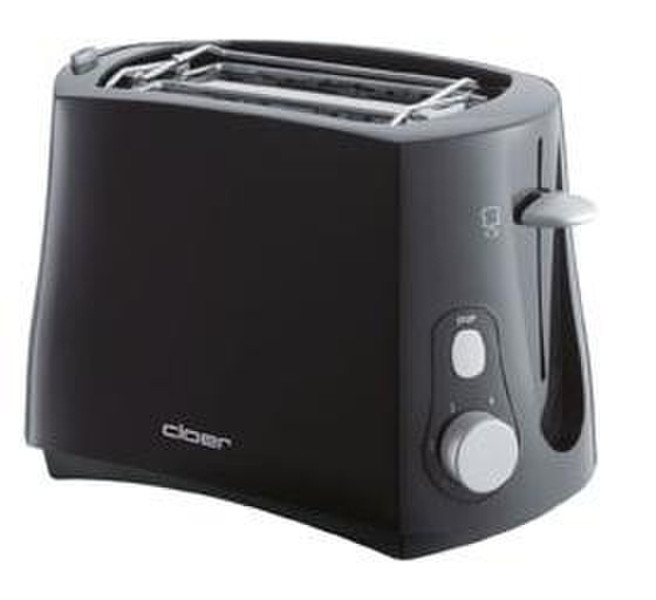 Cloer 3310 2slice(s) 825W Black toaster