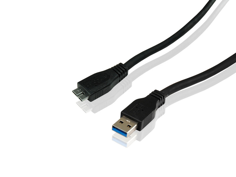 Conceptronic USB A - micro-USB B 1.8m 1.8м USB A Micro-USB B Черный кабель USB