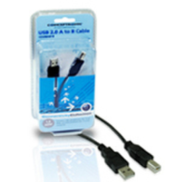 Conceptronic CCUSBAB18 1.8м USB A USB B Черный кабель USB