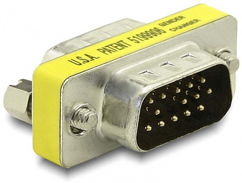 DeLOCK 65010 VGA VGA Silver cable interface/gender adapter