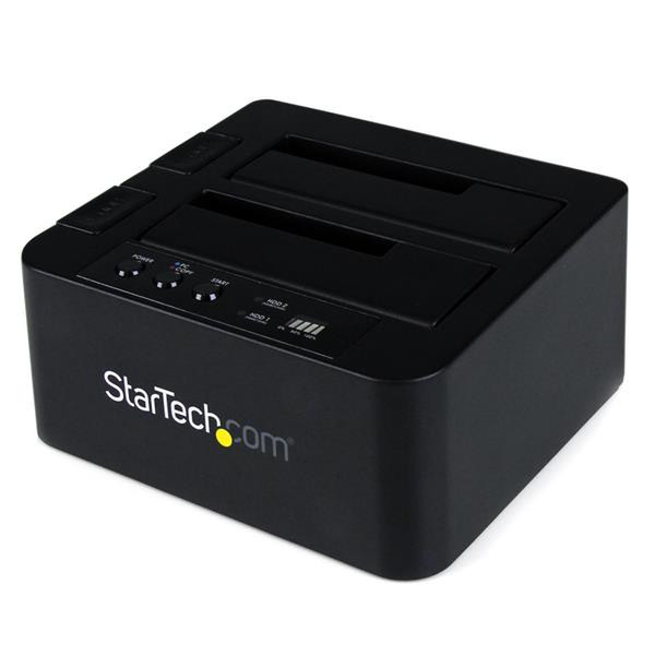 StarTech.com USB/ eSATA auf SATA Festplatten Kopierstation - HDD Klon Dockingstation/ Duplikator