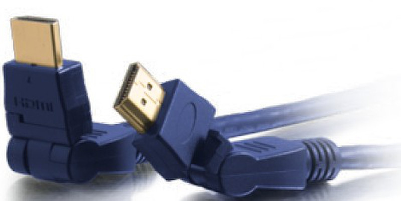 C2G 1m Velocity HDMI 1м HDMI HDMI Синий HDMI кабель