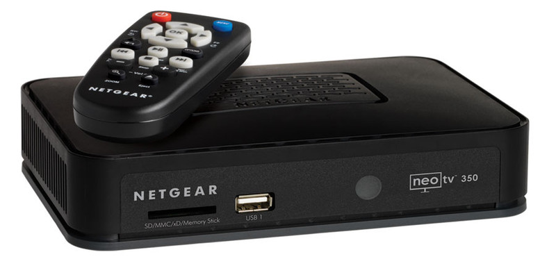 Netgear NeoTV 350 Black digital media player