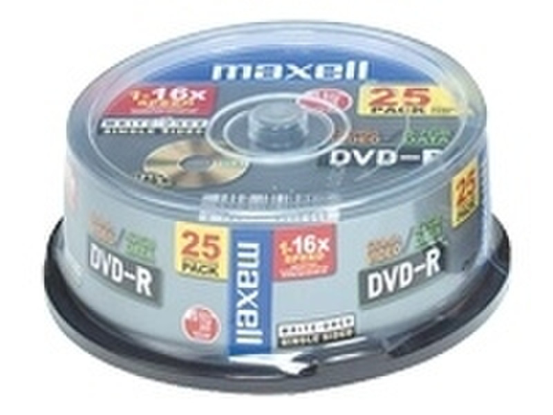 Maxell DVD-R 4.7GB 16x 25-Pack