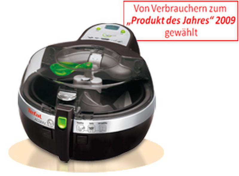Tefal FZ 7002 ACTIFRY GOURMET Eins Low fat fryer Schwarz, Edelstahl
