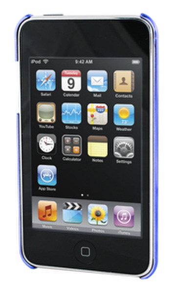 Qtrek MIRBACKTOUCH3GBLU Blue MP3/MP4 player case