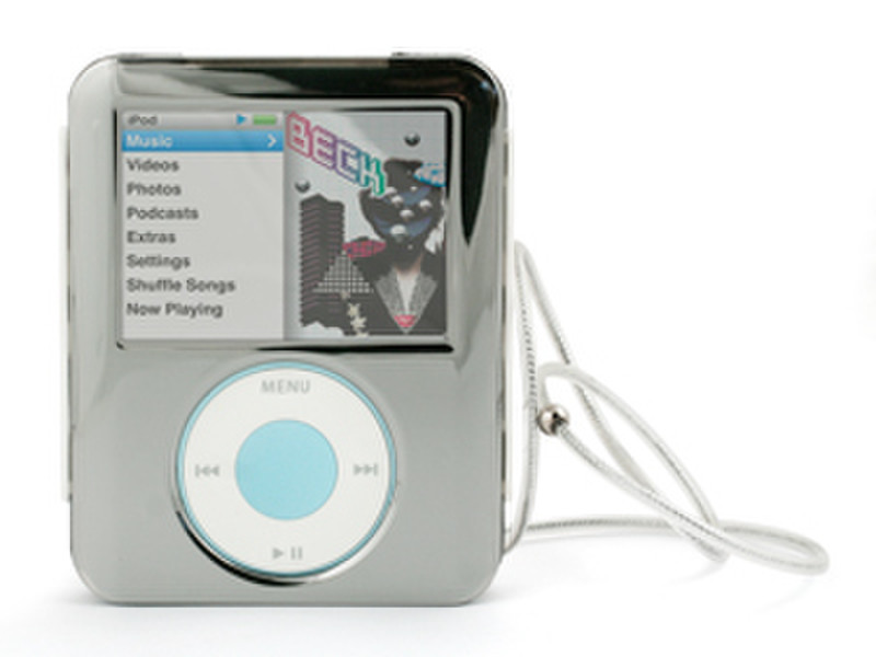 Qtrek MIRRORNANO3GSIL Silver MP3/MP4 player case