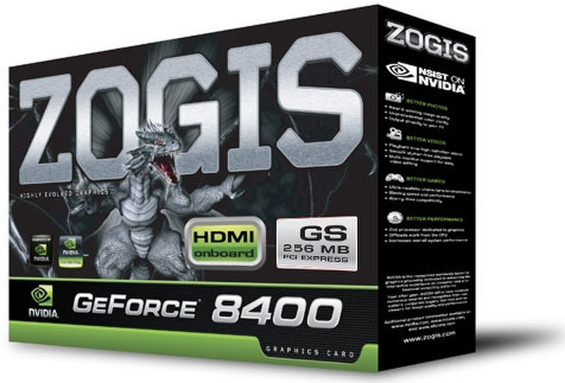 Zogis GeForce 8400 GeForce 8400 GS GDDR2