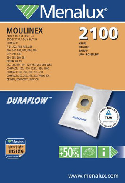 Menalux 2100 vacuum accessory/supply