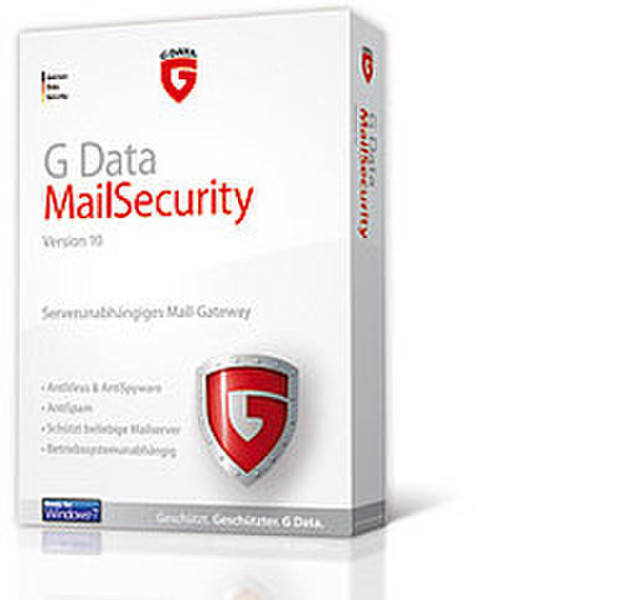 G DATA MailSecurity, 500-999u, 3Y 500 - 999user(s) 3year(s) German