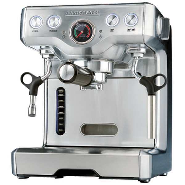 Gastroback 42610 Espresso machine 2.2L Silver coffee maker
