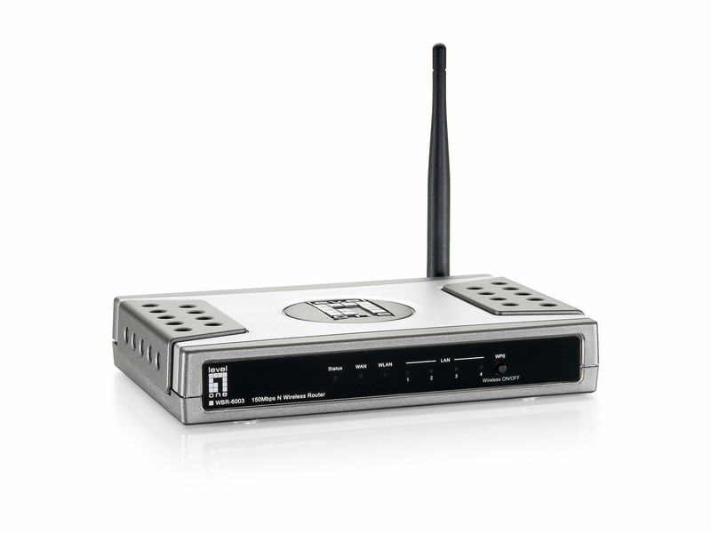 LevelOne WBR-6003 Schnelles Ethernet Silber WLAN-Router