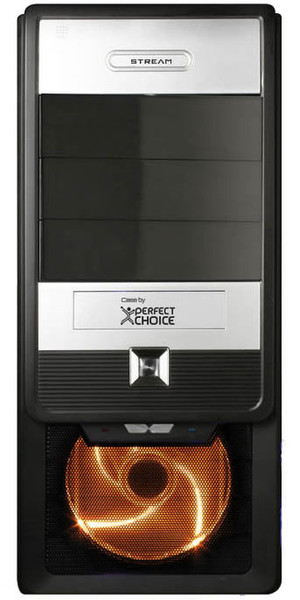 Perfect Choice PC-600084 Full-Tower 500W Schwarz, Weiß Computer-Gehäuse