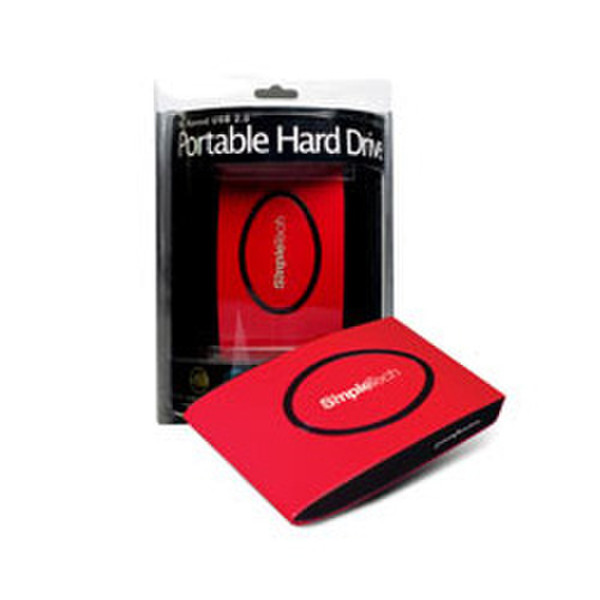 SimpleTech SP-U25/160 2.0 160GB Red external hard drive