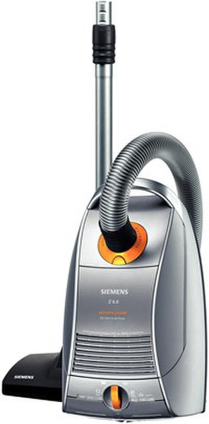 Siemens VSZ6XTRM Cylinder vacuum 5L 1800W Black,Silver vacuum