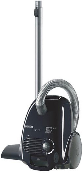 Siemens VS57B00 Cylinder vacuum cleaner 3.5L 2000W Black,Silver vacuum