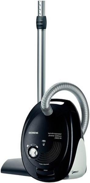 Siemens VS06G2410 Cylinder vacuum 4L 2400W Black,Silver vacuum