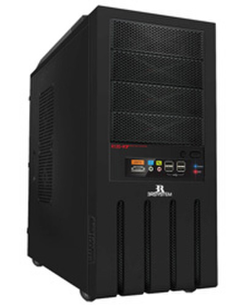 3R System R120-V3 Midi-Tower Black computer case