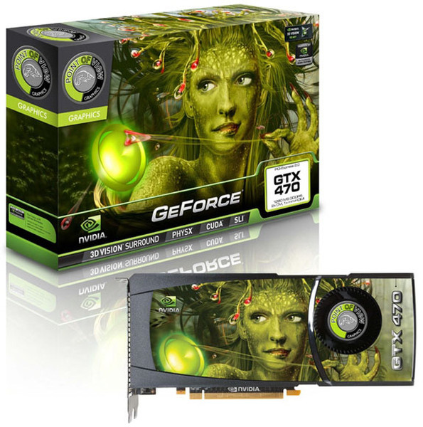 Point of View GeForce GTX470 Charged GeForce GTX 470 1.25GB GDDR5
