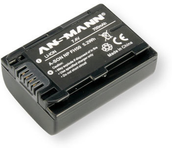 Ansmann A-Son NP FH50 Lithium-Ion (Li-Ion) 700mAh 7.4V rechargeable battery