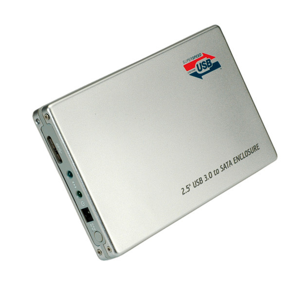 ROLINE External Type 2.5 SATA HDD/SSD Enclosure with USB 3.0 Cеребряный