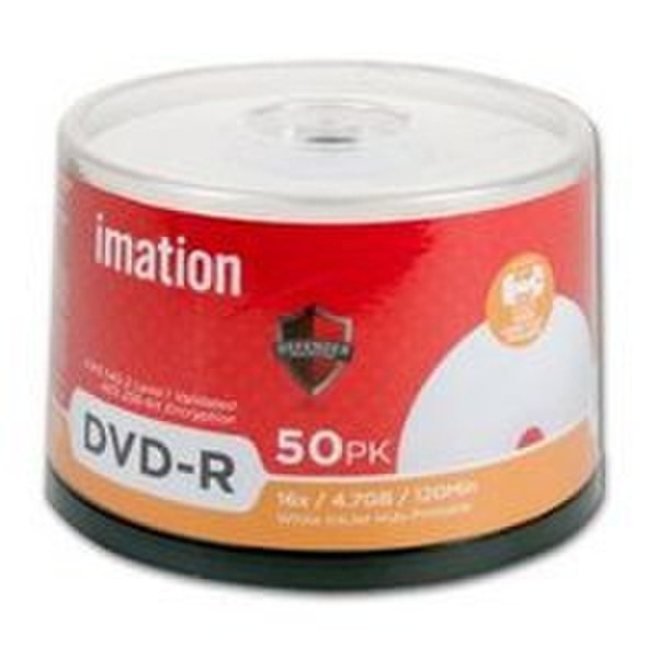 Imation I27844 4.7ГБ DVD-R 50шт чистый DVD