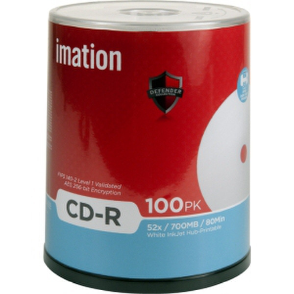 Imation I27845 CD-R 700MB 100Stück(e) CD-Rohling