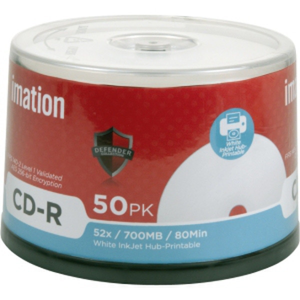 Imation I27846 CD-R 700МБ 50шт чистые CD