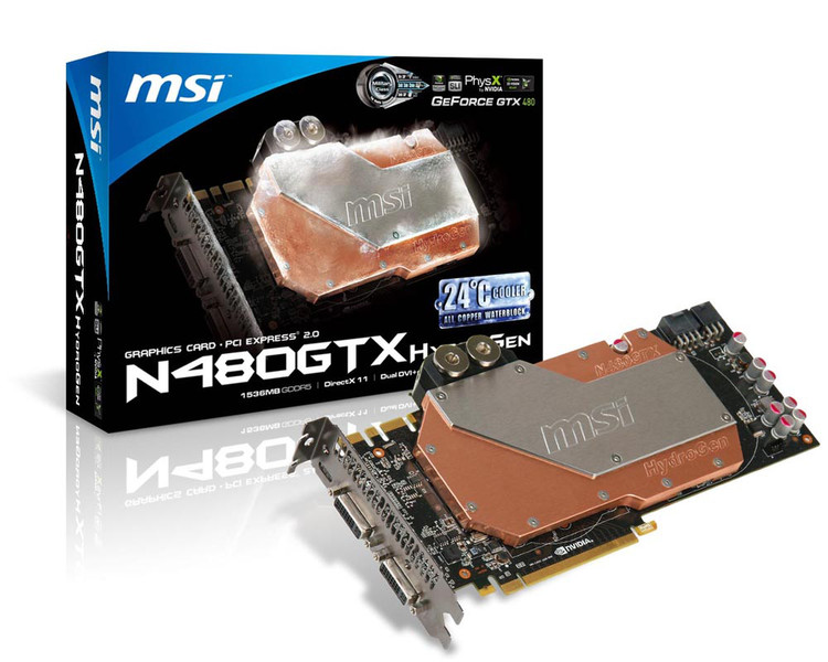 MSI V221-007R GeForce GTX 480 GDDR5 graphics card