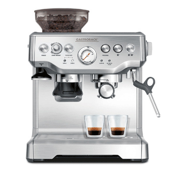 Gastroback 42612 Espresso machine Cеребряный кофеварка