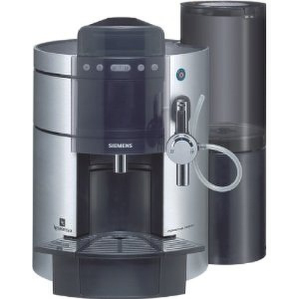 Siemens TK911N2DE Pod coffee machine 1.2L Black,Silver coffee maker