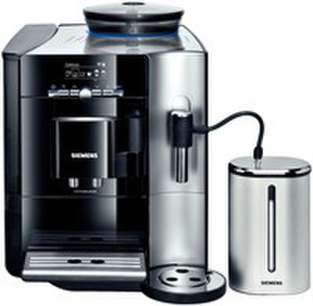 Siemens TK76F09 Отдельностоящий Автоматическая Espresso machine 2.1л Черный, Cеребряный кофеварка