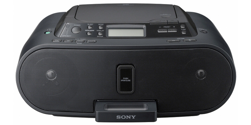 Sony ZS-S2IP Portable CD player Schwarz