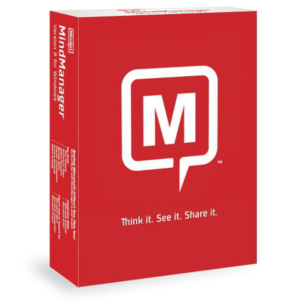 Mindjet MindManager 9 Explorer for Sharepoint, MM7-8, 1u, UPG, FR 1пользов.