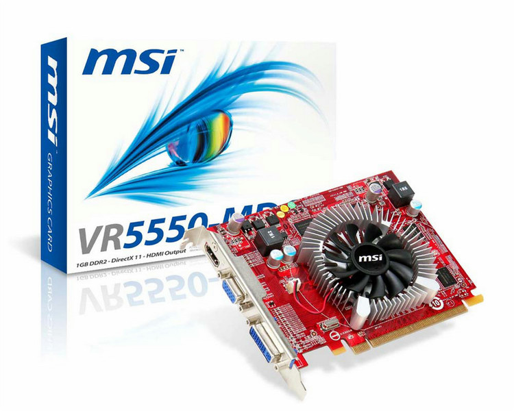 MSI V807-008R 1ГБ GDDR2 видеокарта