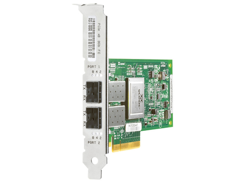 Hewlett Packard Enterprise 82E 8Gb Dual-port PCI-e FC Rmkt Внутренний Ethernet 8000Мбит/с сетевая карта