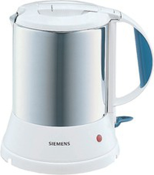 Siemens TW22001N 1.7л 1800Вт Синий, Нержавеющая сталь, Белый электрический чайник