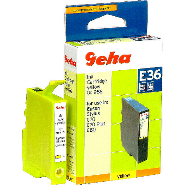 Geha E36 yellow ink cartridge