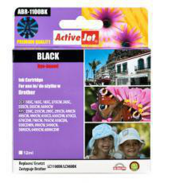 ActiveJet ABR-1100BK Черный струйный картридж