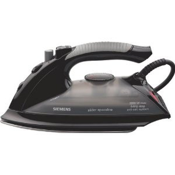 Siemens TB24430 Dry & Steam iron Черный, Серый утюг