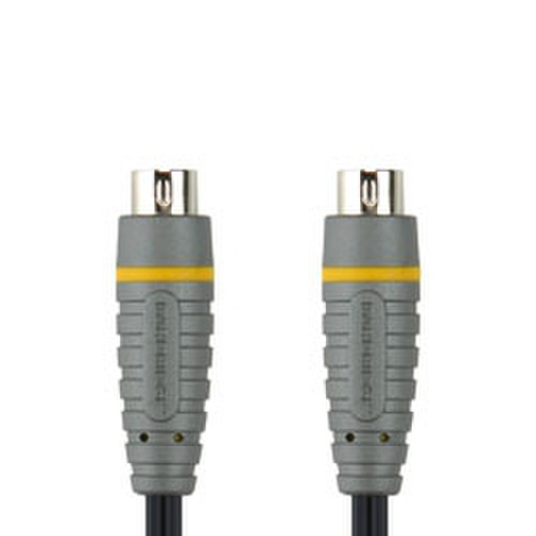 Bandridge BVL6602 2м S-Video (4-pin) S-Video (4-pin) Черный, Серый, Желтый S-video кабель