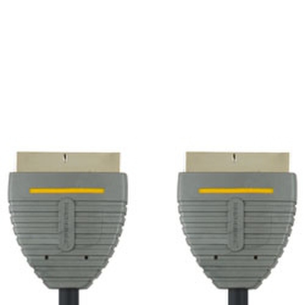 Bandridge BVL7101 1m SCART (21-pin) SCART (21-pin) Black,Grey,Yellow SCART cable
