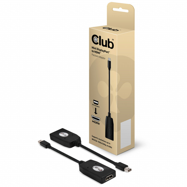 CLUB3D Mini DisplayPort to HDMI Adapter Cable