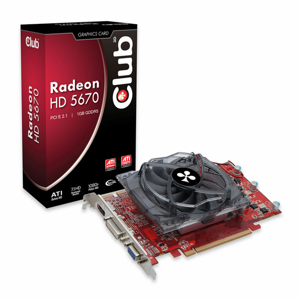 CLUB3D Radeon HD 5670 1GB GDDR5