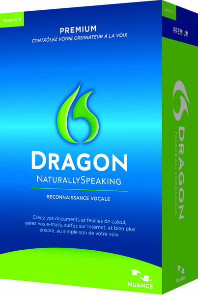 Nuance Dragon NaturallySpeaking Premium 11.0, FR (2u) 2пользов.